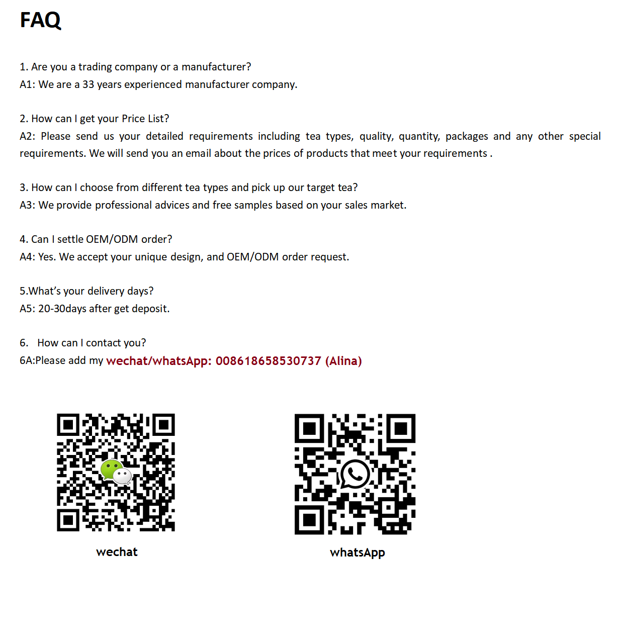 FAQ FAQ