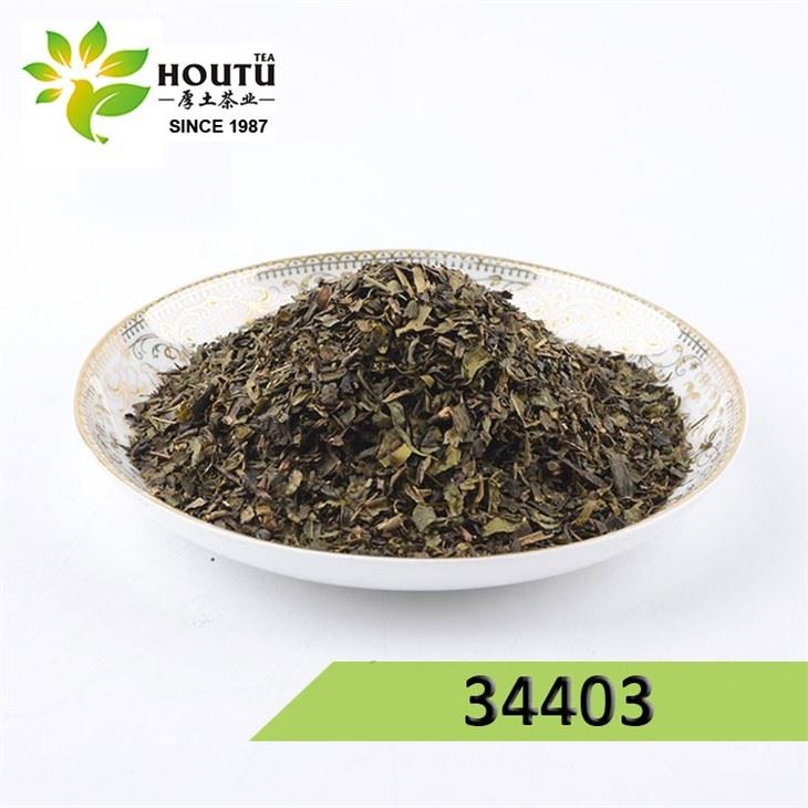 China Cheap Price Green Tea 34403 in Bulk Bag Packing